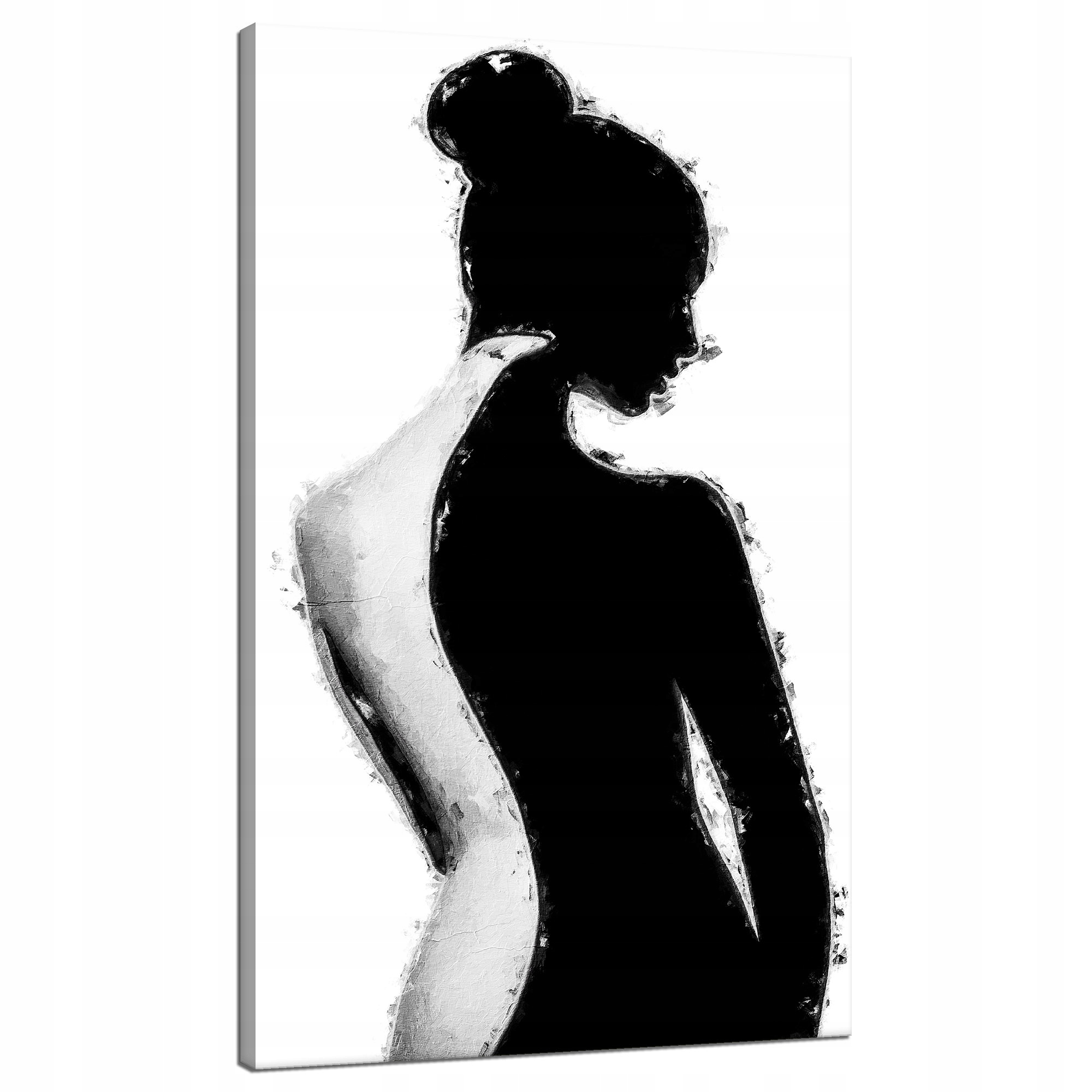 Obraz na plátně Černobílá žena Umění mimo 70 x 120 cm