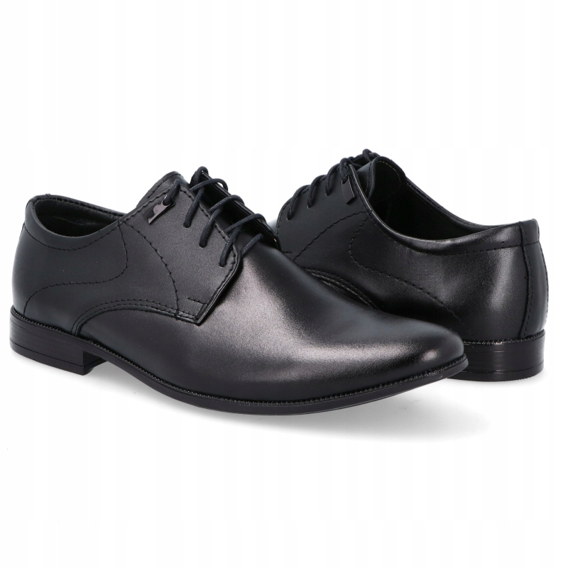 OBUWIE MĘSKIE WIZYTOWE SKÓRA 040 CZARNE R 39 Rozmiar 39