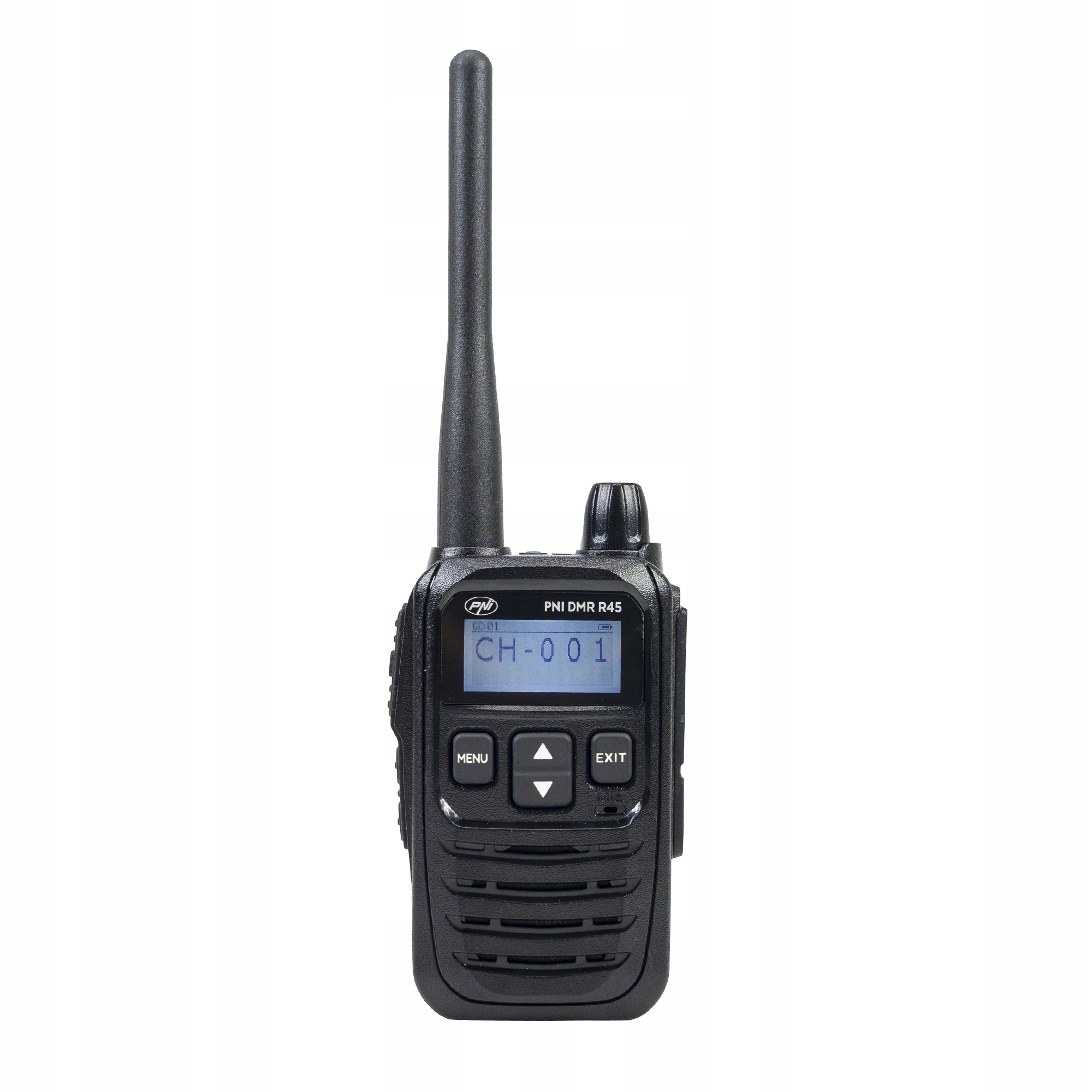 Prenosná rádiostanica Pni Dmr R45, digitálna a analógová, 446 MHz, 16 digit