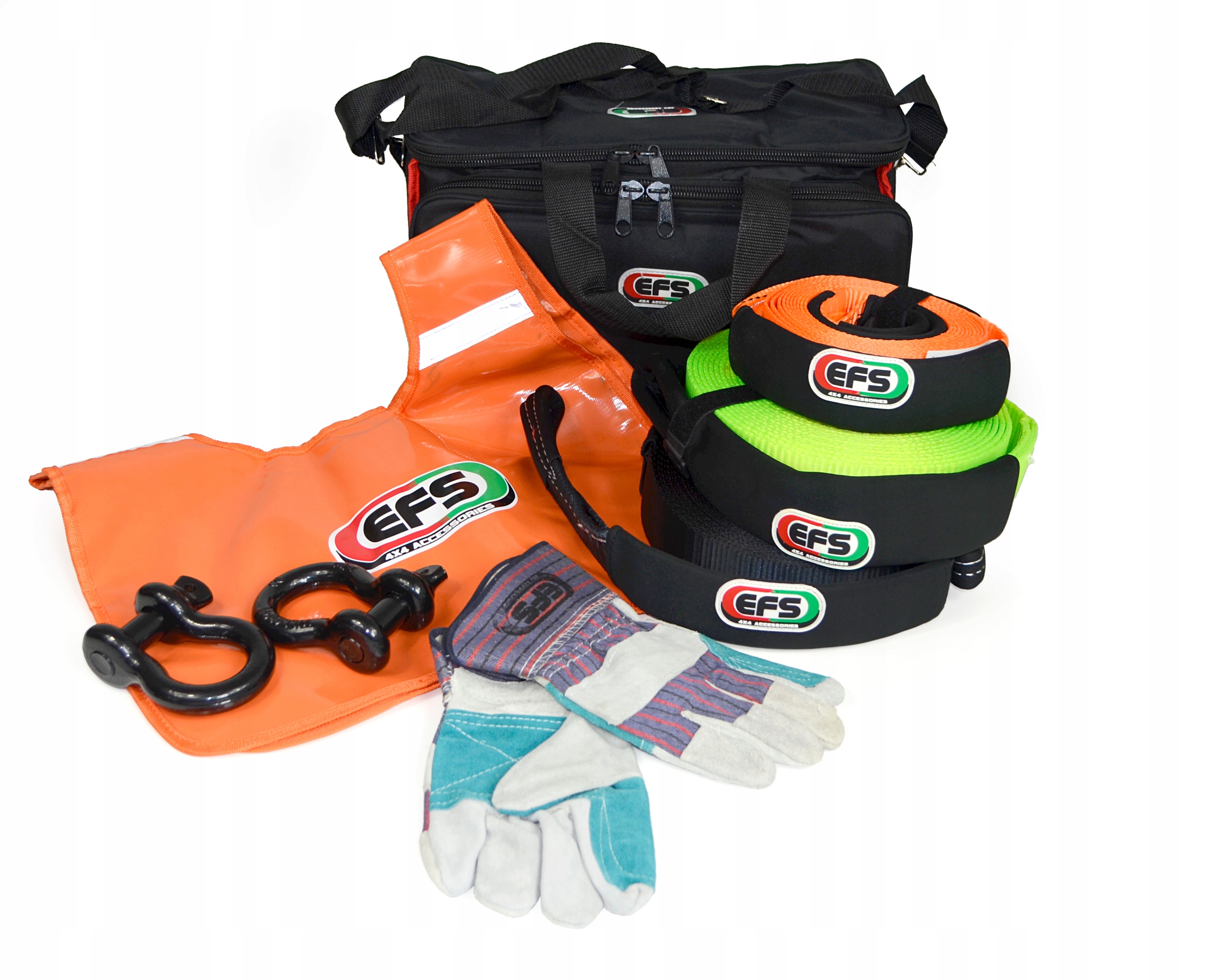 DUZY ZESTAW AKCESORIOW OFF ROAD 4x4 8 elementow