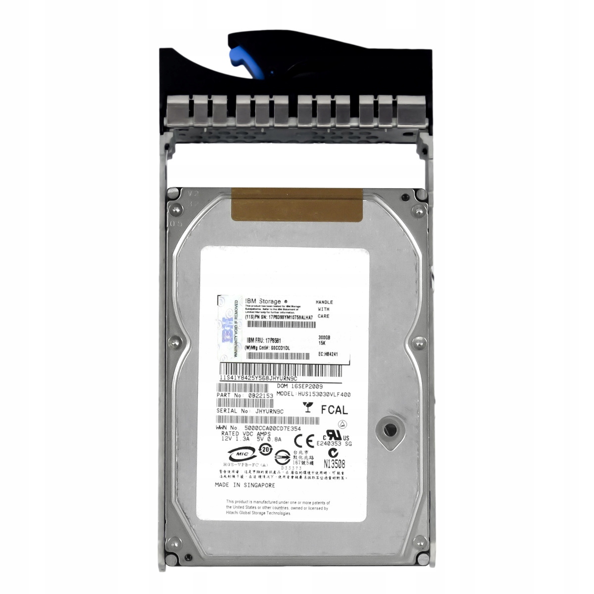 Ibm 17P8581 17P8398 300GB 15K Fc 3.5'' HUS153030VLF400