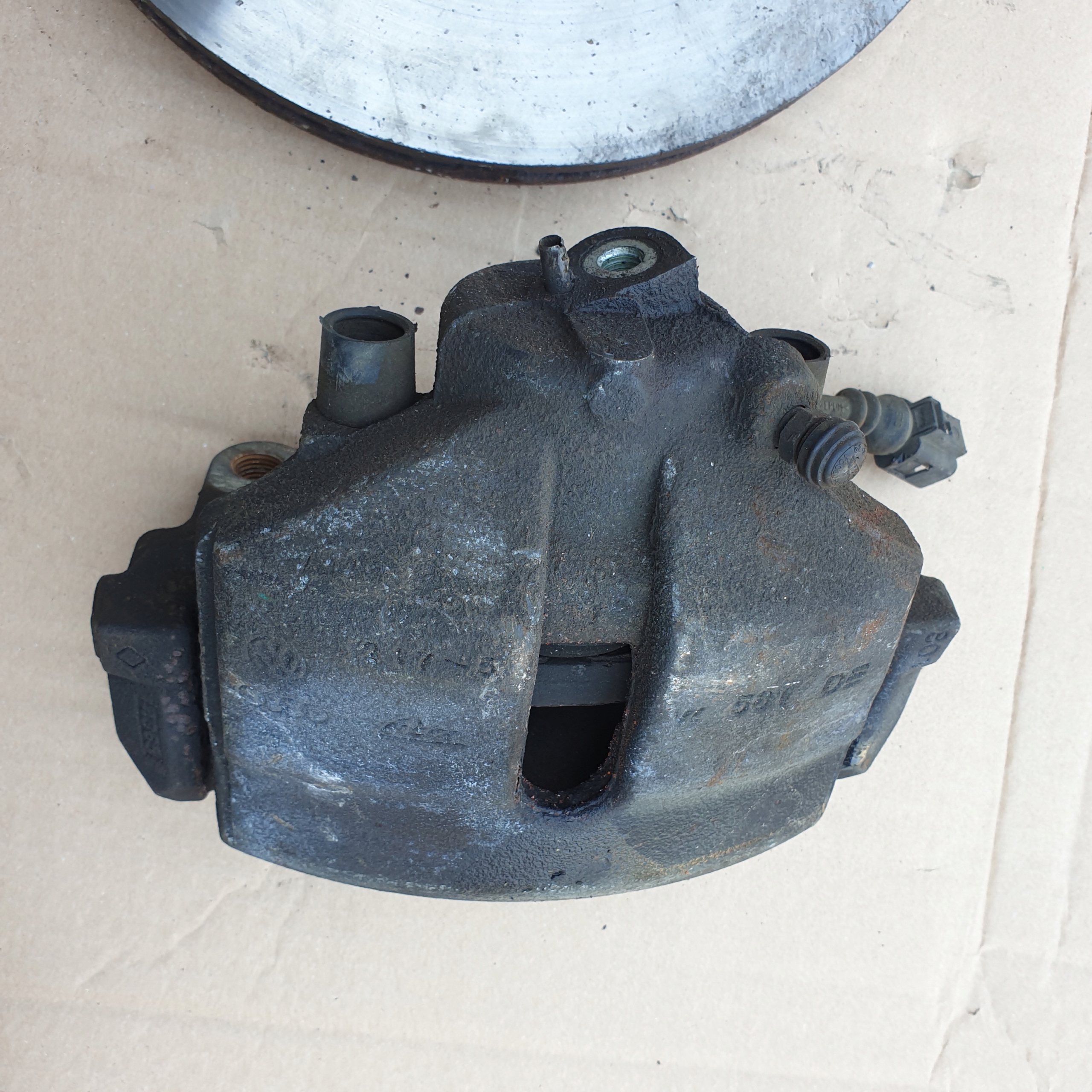 třmen brzdový kotouč plotýnky AUDI VW SEAT SKODA 287X24 OE