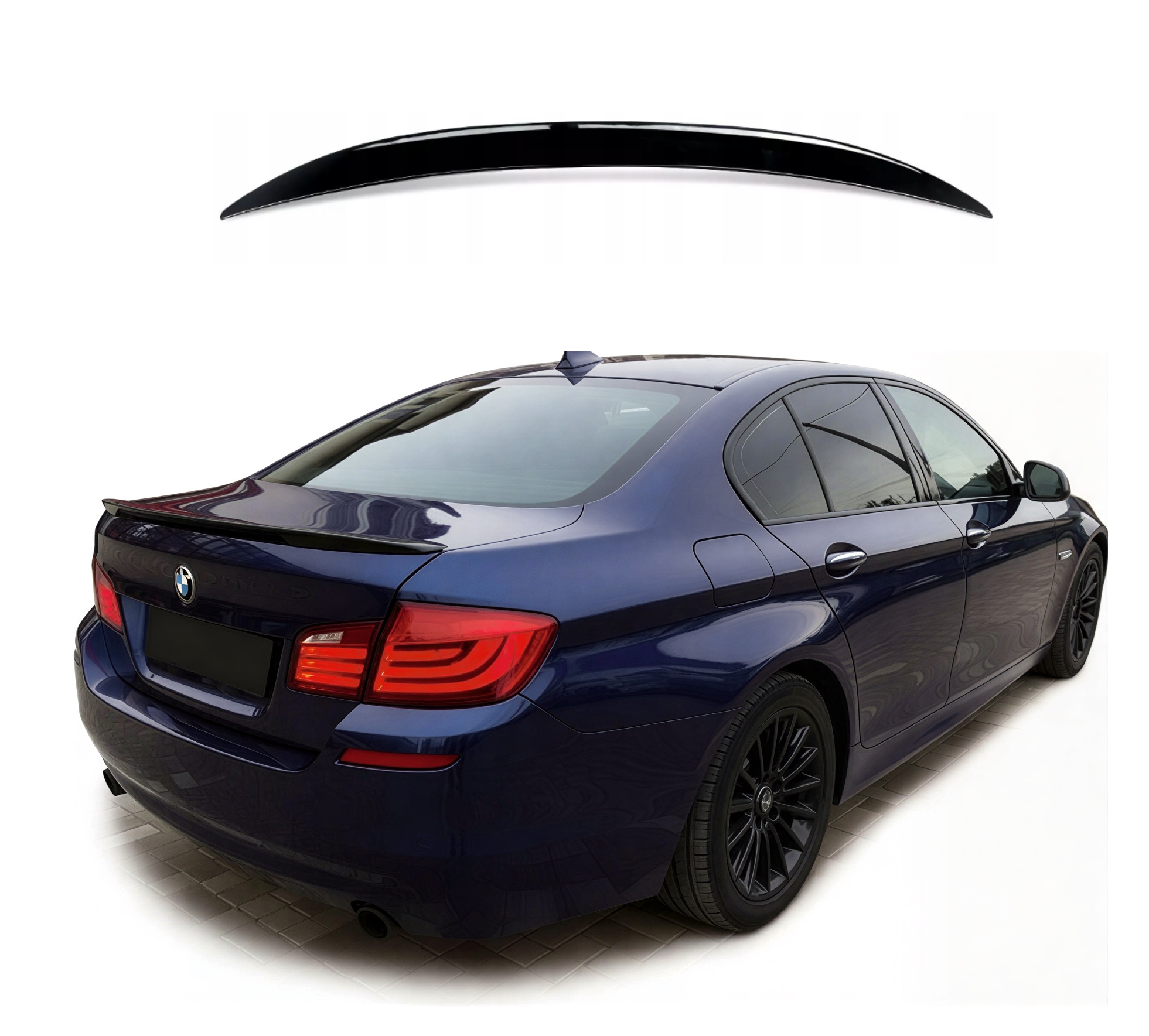 Bmw F10 2011-2018 M Performance Spoiler Černý Lesk Spoiler Letka