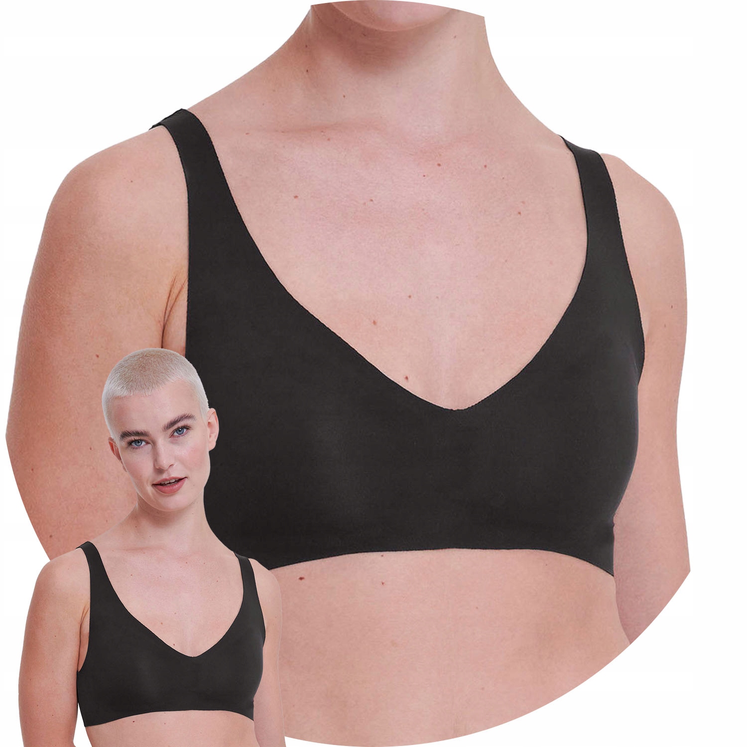 Sloggi 10217728 Zero Feel 2.0 černá L Podprsenka Braletka