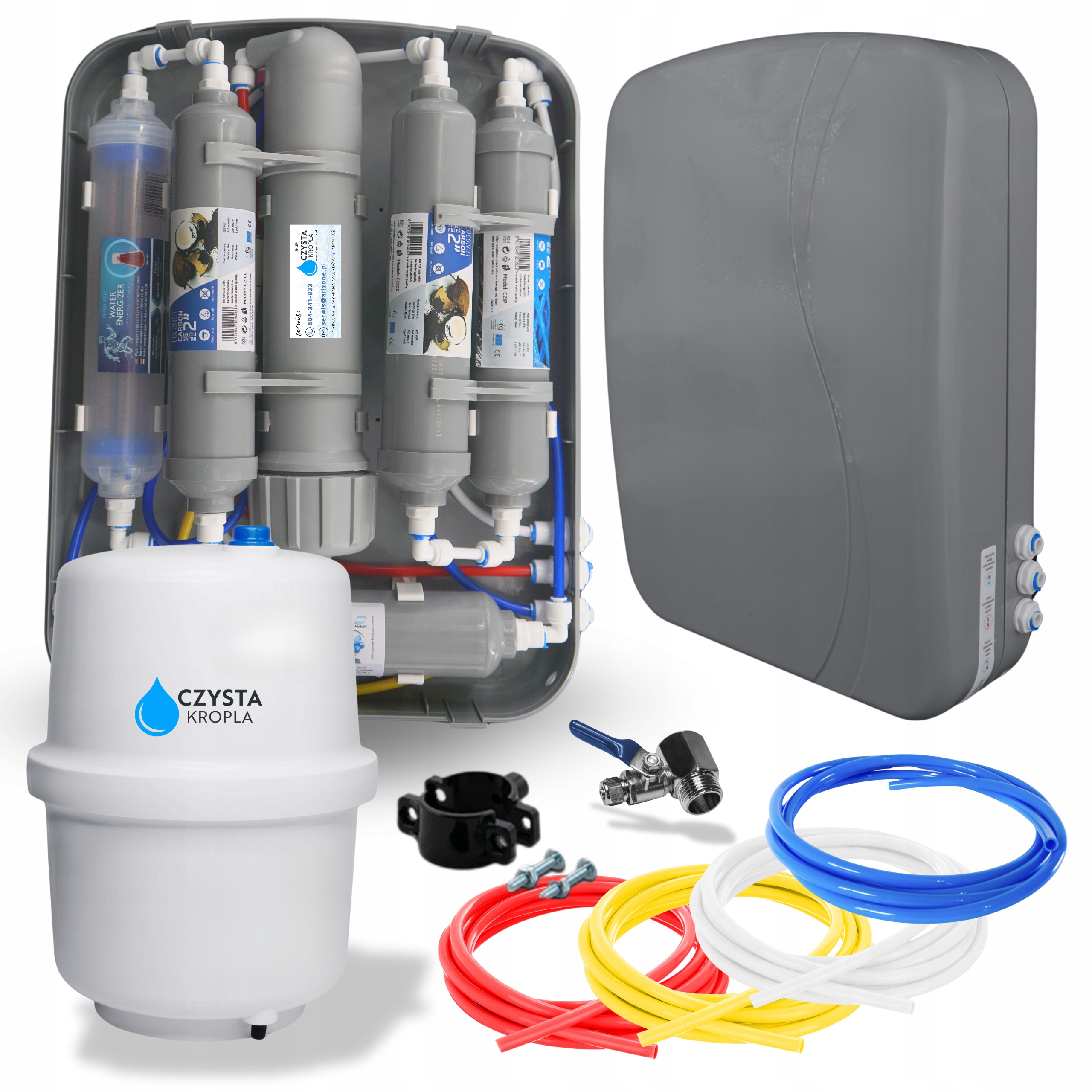 Vodní Filtr RO7 Reverzní Osmóza S Nádrží, Sada Pro Filtrování Vody