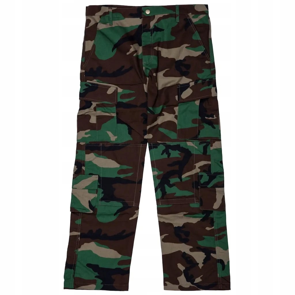 Vojenské taktické kalhoty maskáčový Specna Arms Satac Acu Woodland M