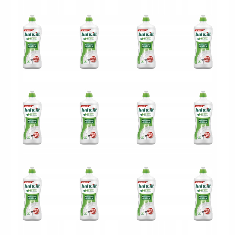 Ludwik – prostředek na mytí nádobí 900 g – mátový X12