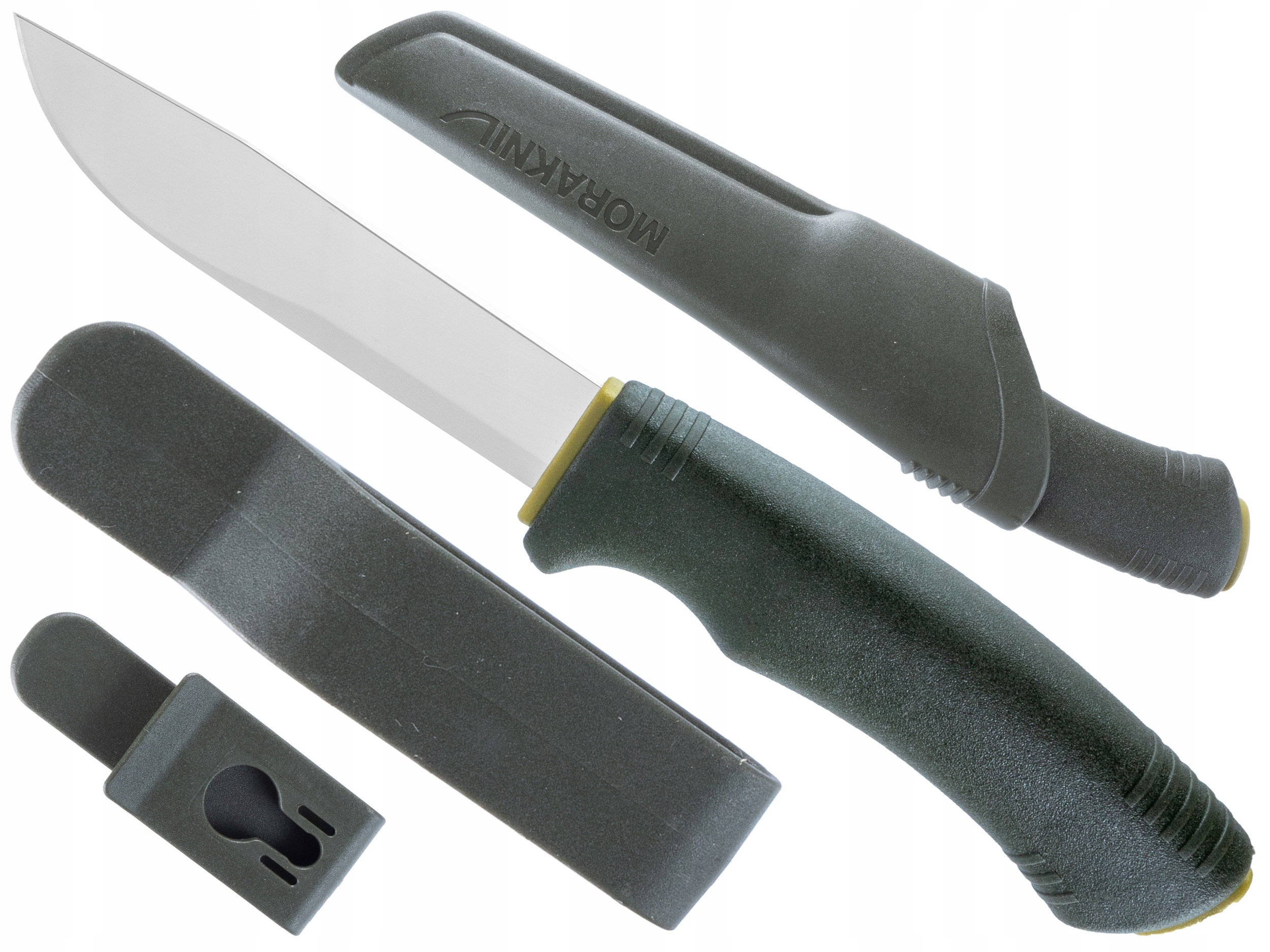 Nóż Mora Bushcraft Forest zielony 12493
