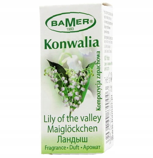 

Naturalny Olejek Zapachowy Konwalia Bamer 7ML