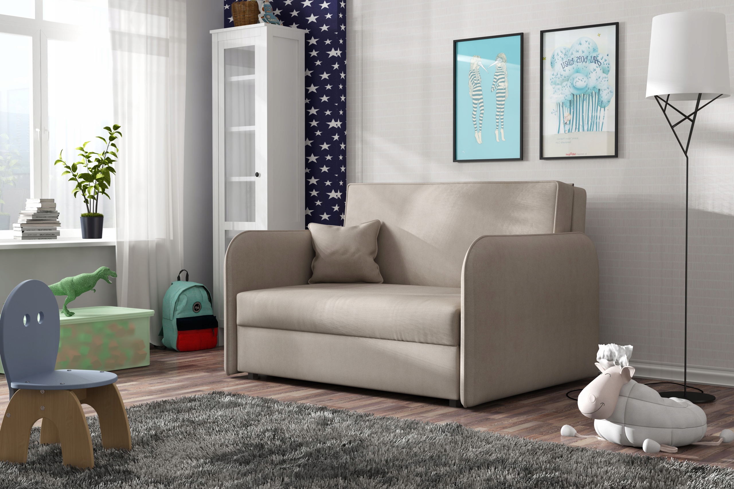 

Viga II Loft sofa rozkładana dwójka amerykanka