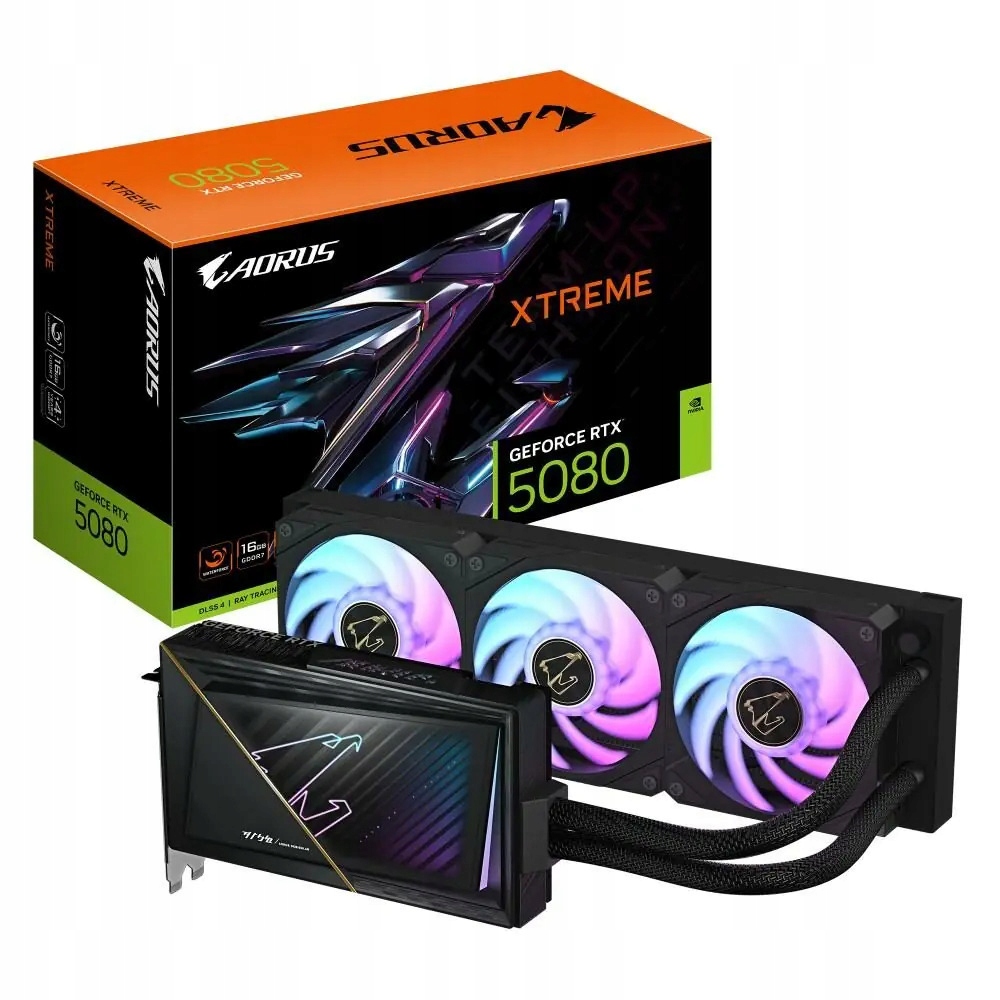 Gigabyte Aorus RTX5080 Xtreme Waterforce Wb 16GB