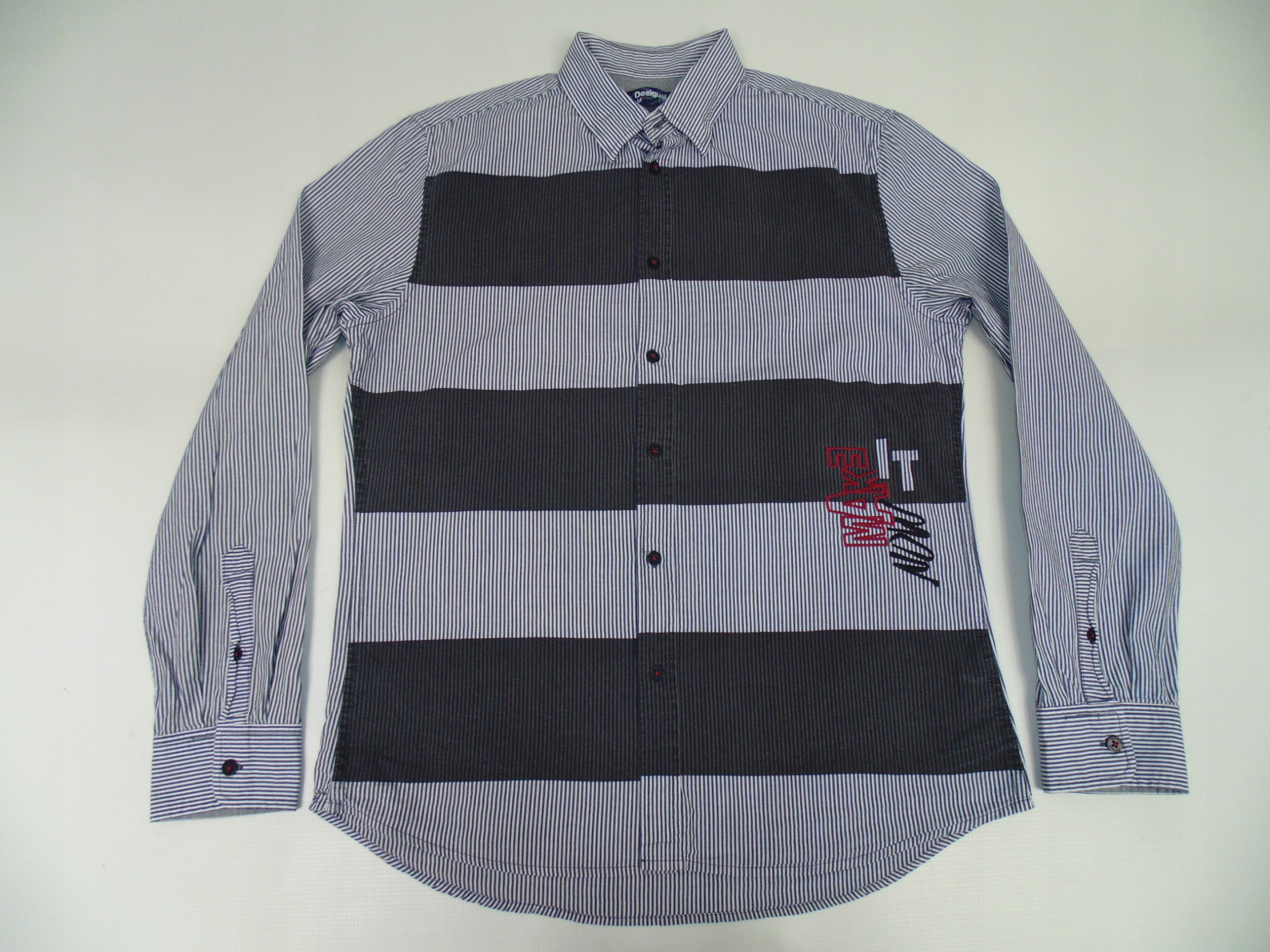 DESIGUAL REGULAR FIT MESKA KOSZULA __ M