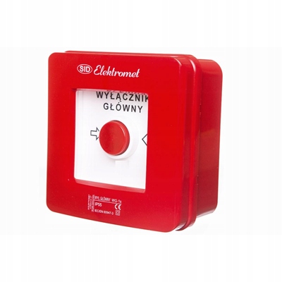 Samočinný nástěnný alarmový spínač WG-1S Nc-no IP-55 921440