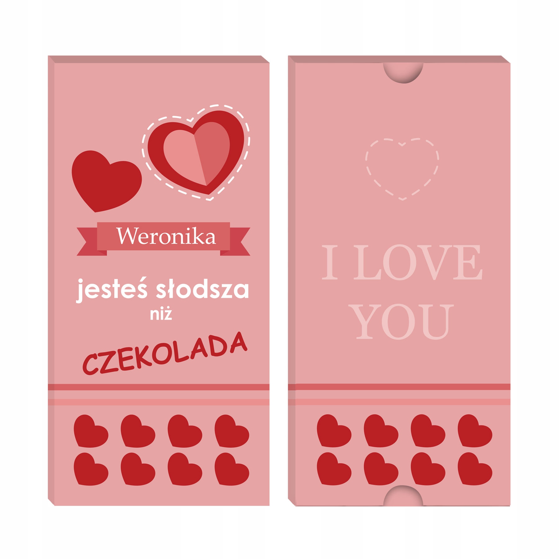 Czekolada personalizowana Walentynki prezent