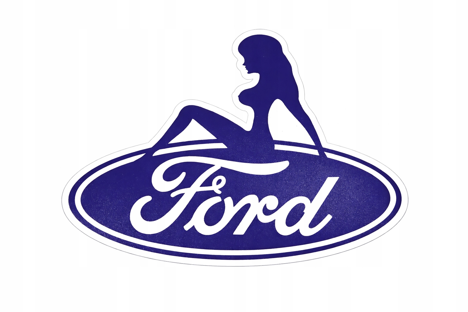 Ford Kobieta naklejka drukowana