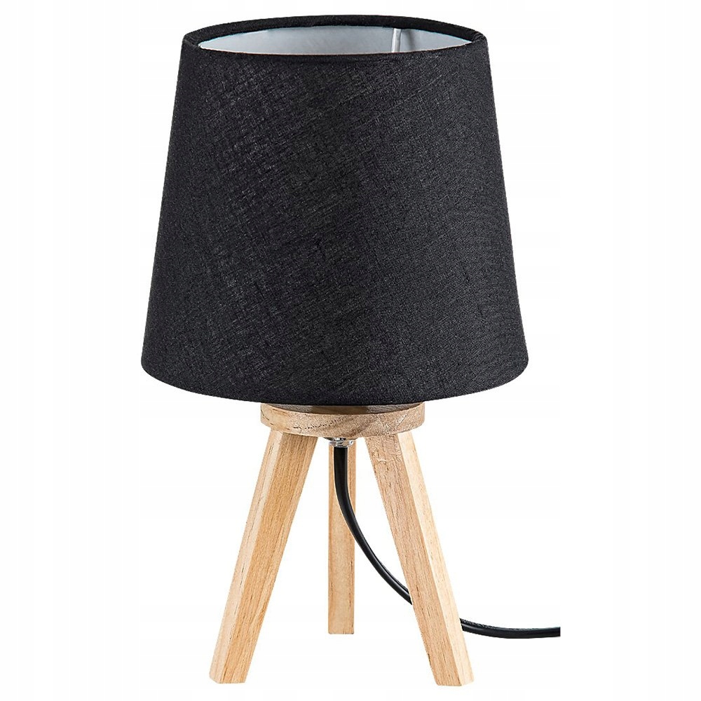Černá stolní lampa Lychee s měkkým světlem do kanceláře Rabalux