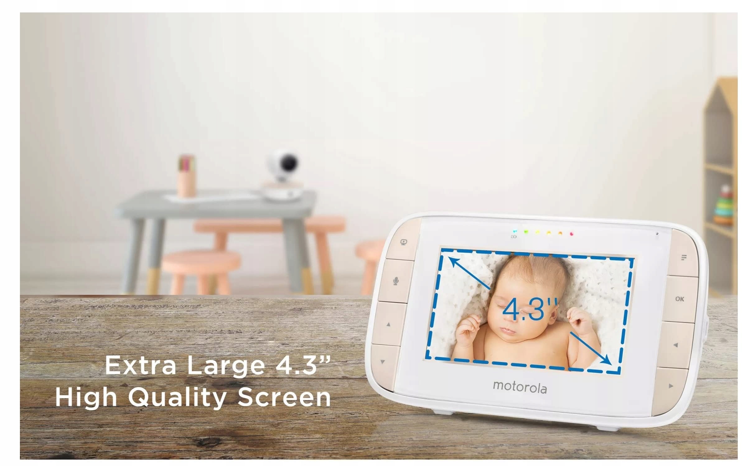 Motorola MBP44 Cyfrowa niania audio i wideo 4,3'' Kod producenta 5055374710067