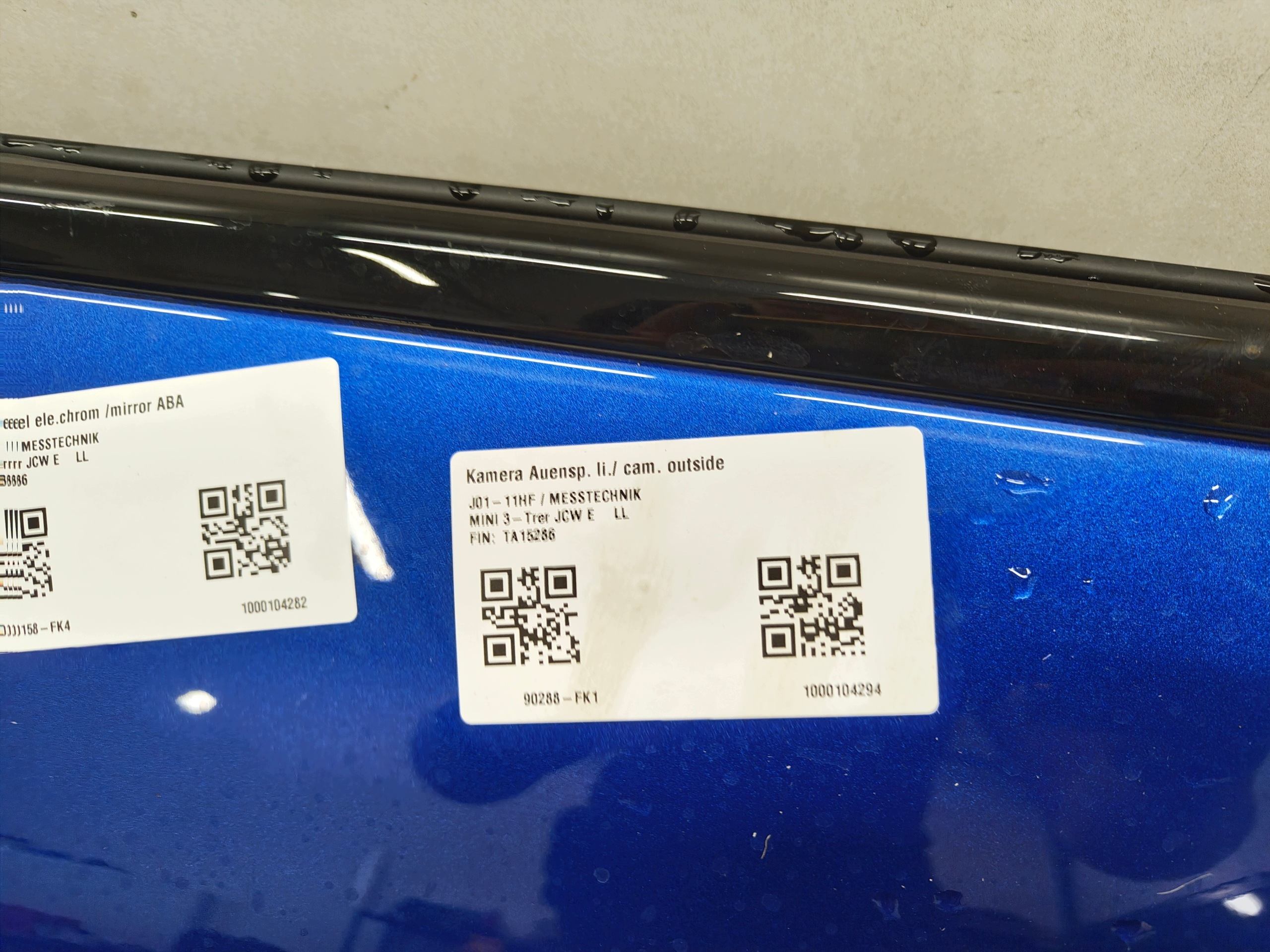 MINI COOPER J01 Tür links KEYLESS C6K