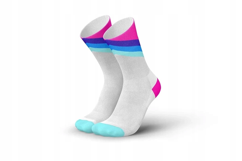 Incylence Skarpetki biegowe Running grades blue pink (Rozmiar 43-46)