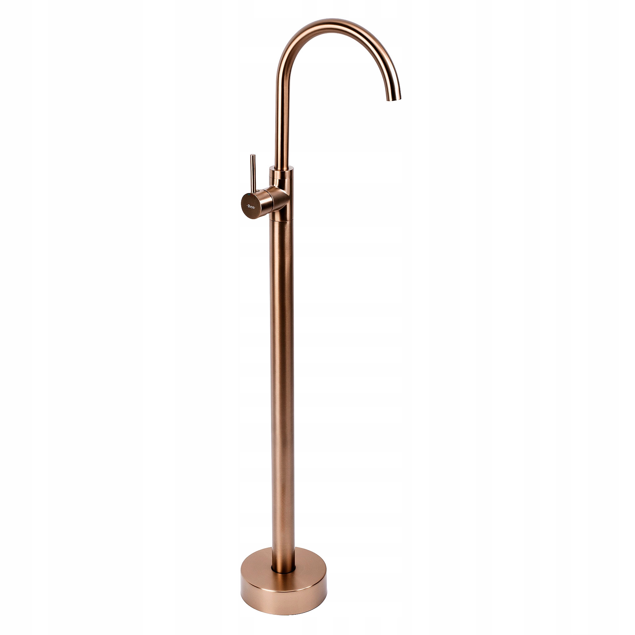 Rea Podlahová Umývadlová Batéria Lungo, Brúsená Meď