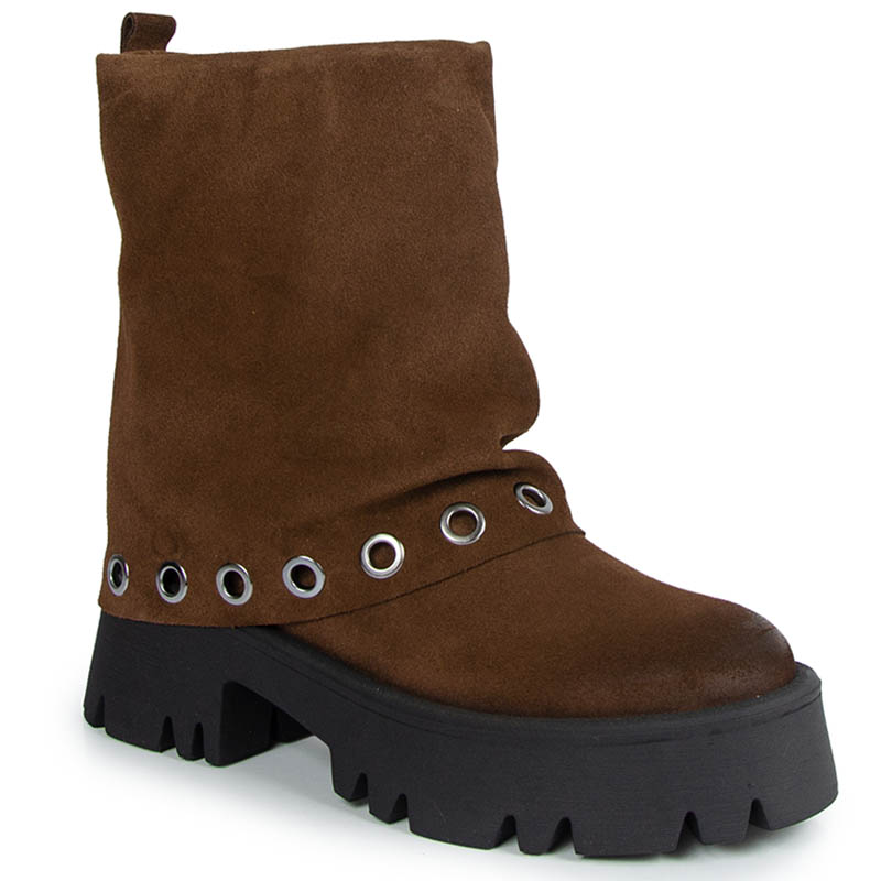 Karino 5536 Kotníkové Boty Hnědé Rudé 38