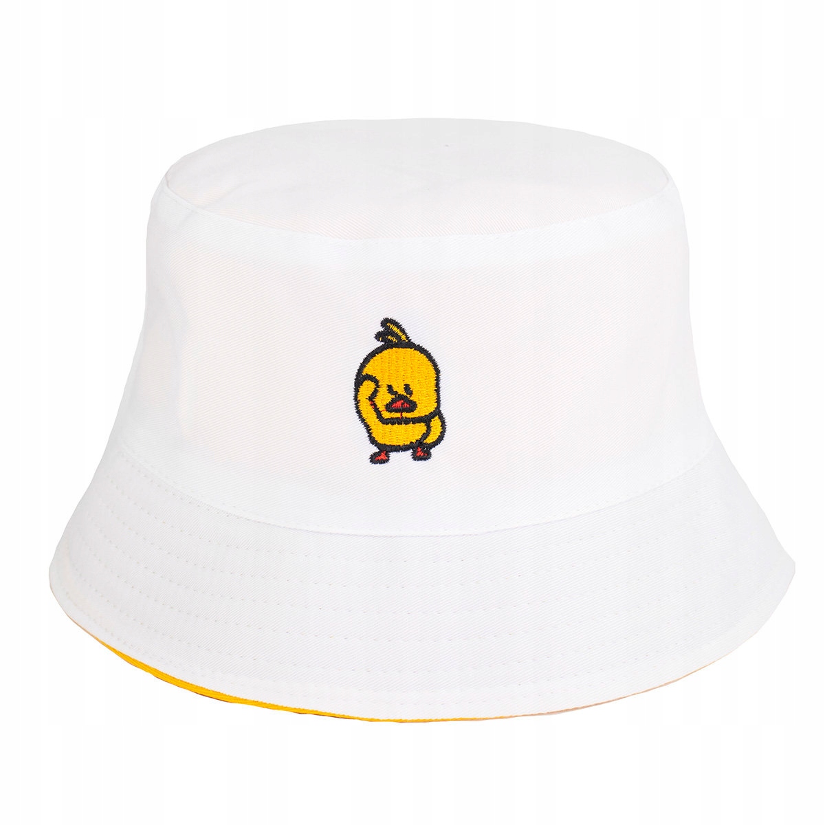 BUCKET HAT dwustronny KAPELUSZ RYBACKI kaczka Wzór dominujący bez wzoru