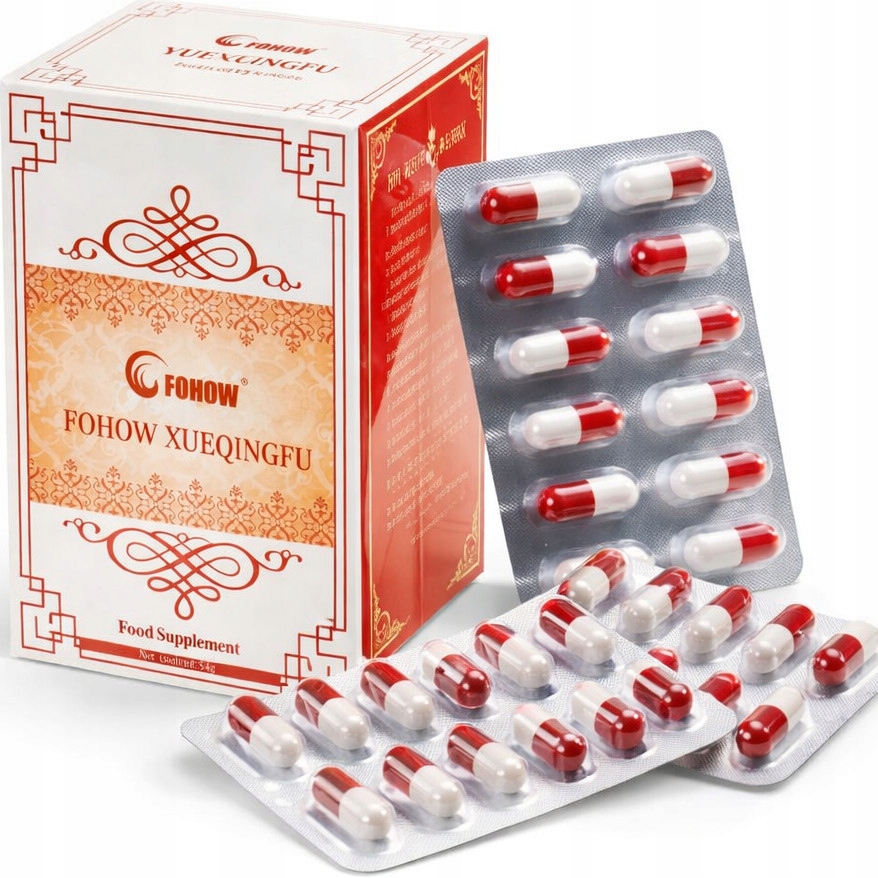 Xueqinfu Fohow Kapsulki 120 Čistič krevních cév Výrobce (C)