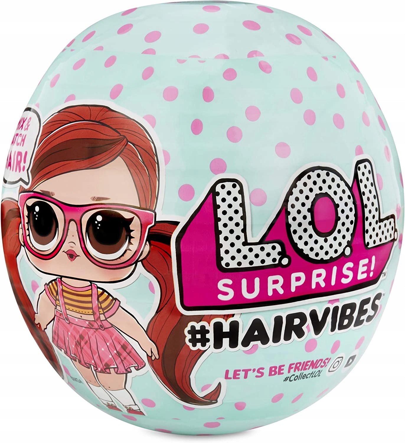 

Lol Suprise Hairvibes Laleczka Z Włosami Duża Kula