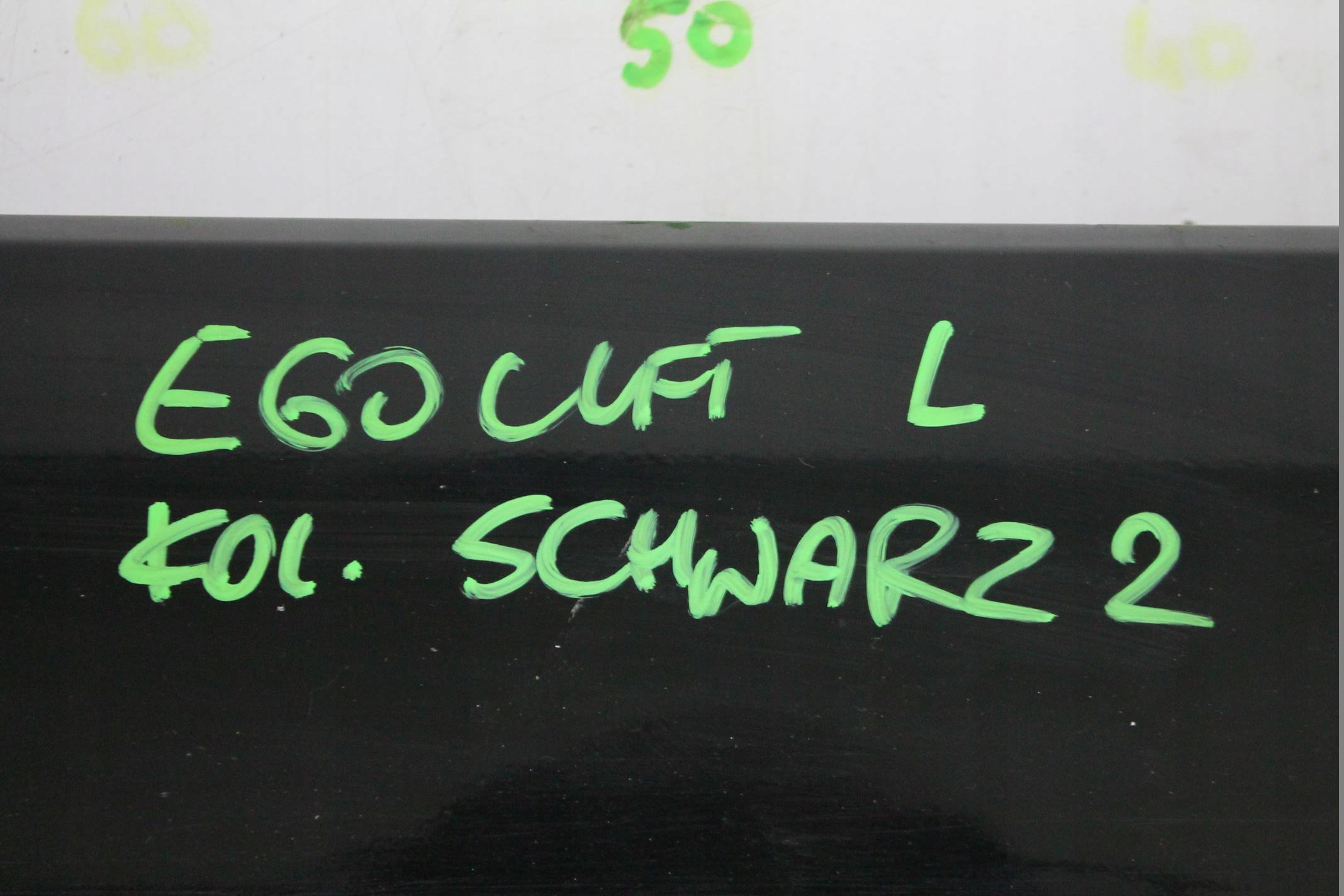 moulding cap threshold left BMW E60 SCHWARZ 2