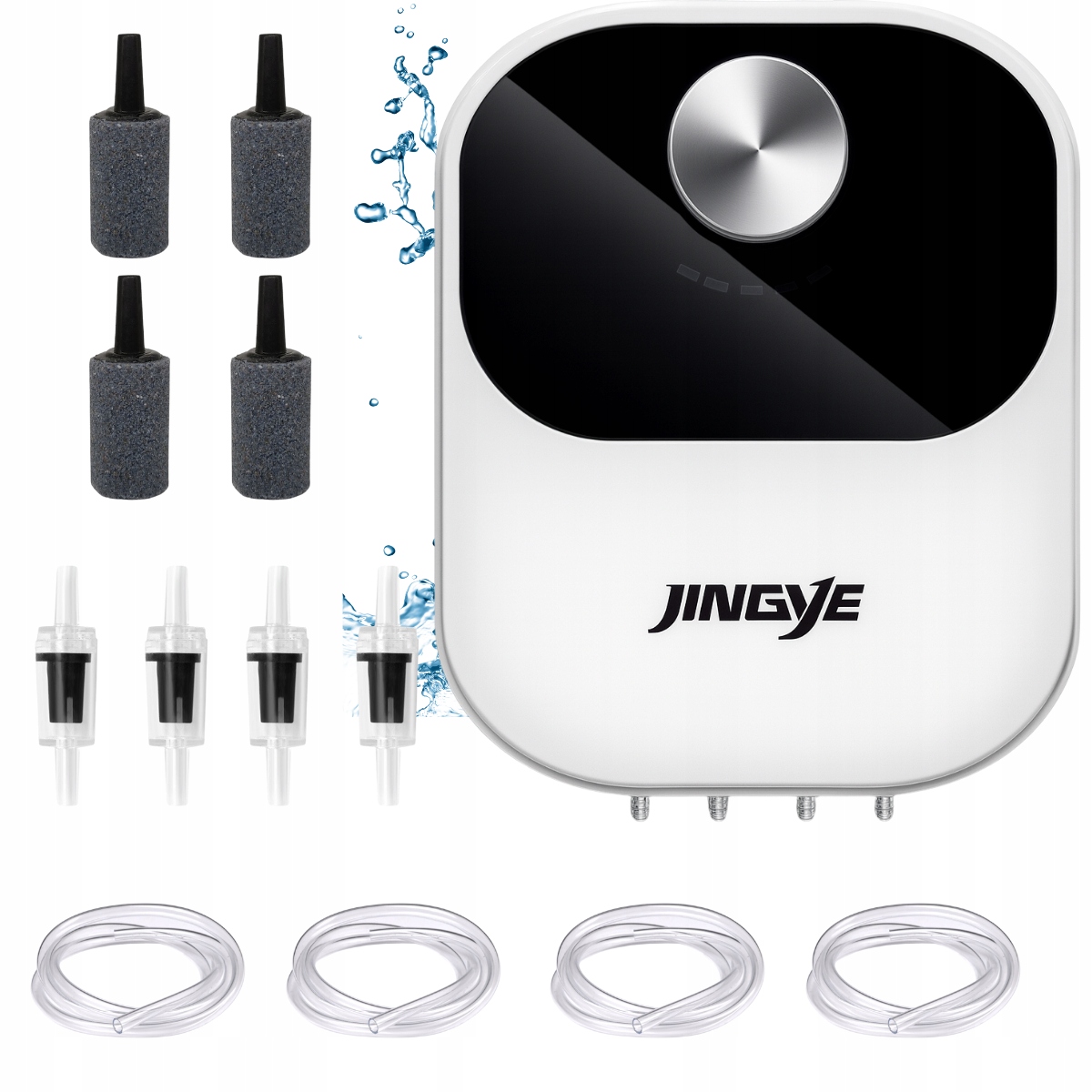 Levně Provzdušňovač Pro Akvárium S Regulací Výkonu Kompletní Sada 13v1 11W 720L/h