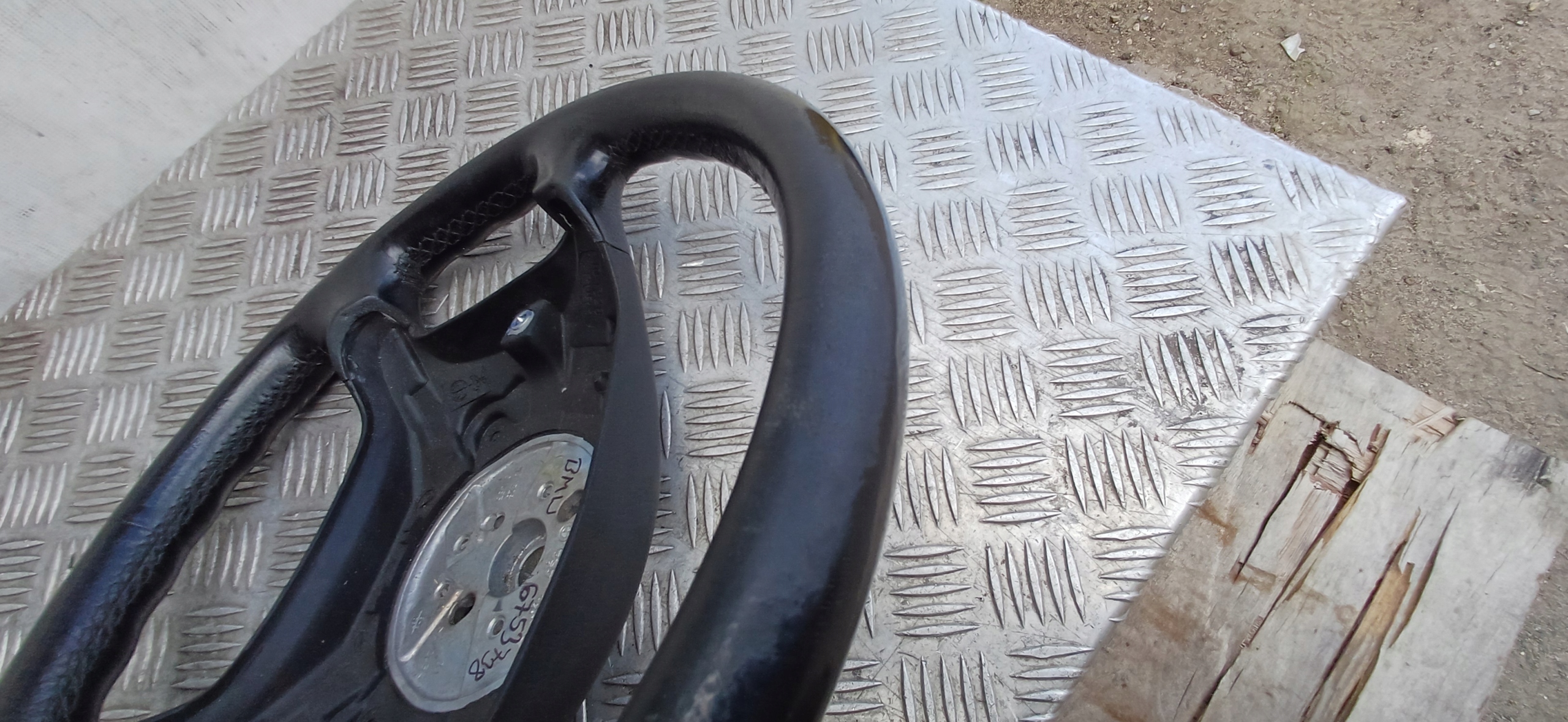 BMW E39 lenkrad SKORZANA Leder LADNA