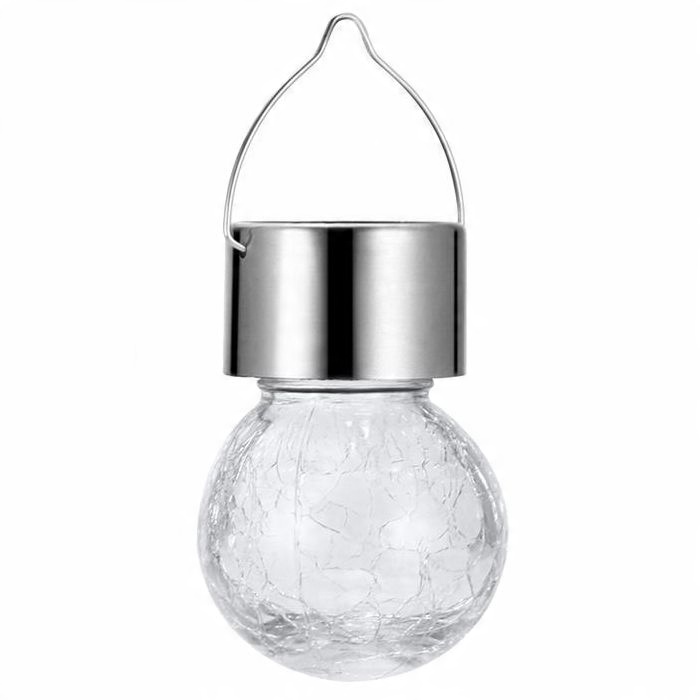 

Lampa Ogrodowa Led Solarna Kula GLS232P Szklana
