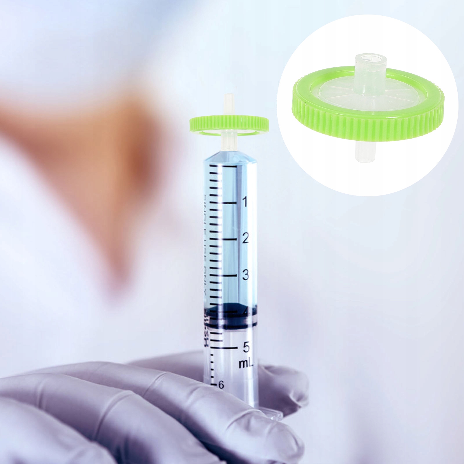 FILTRY STRZYKAWKOWE Z FILTREM SZKLANYM Marka bez marki