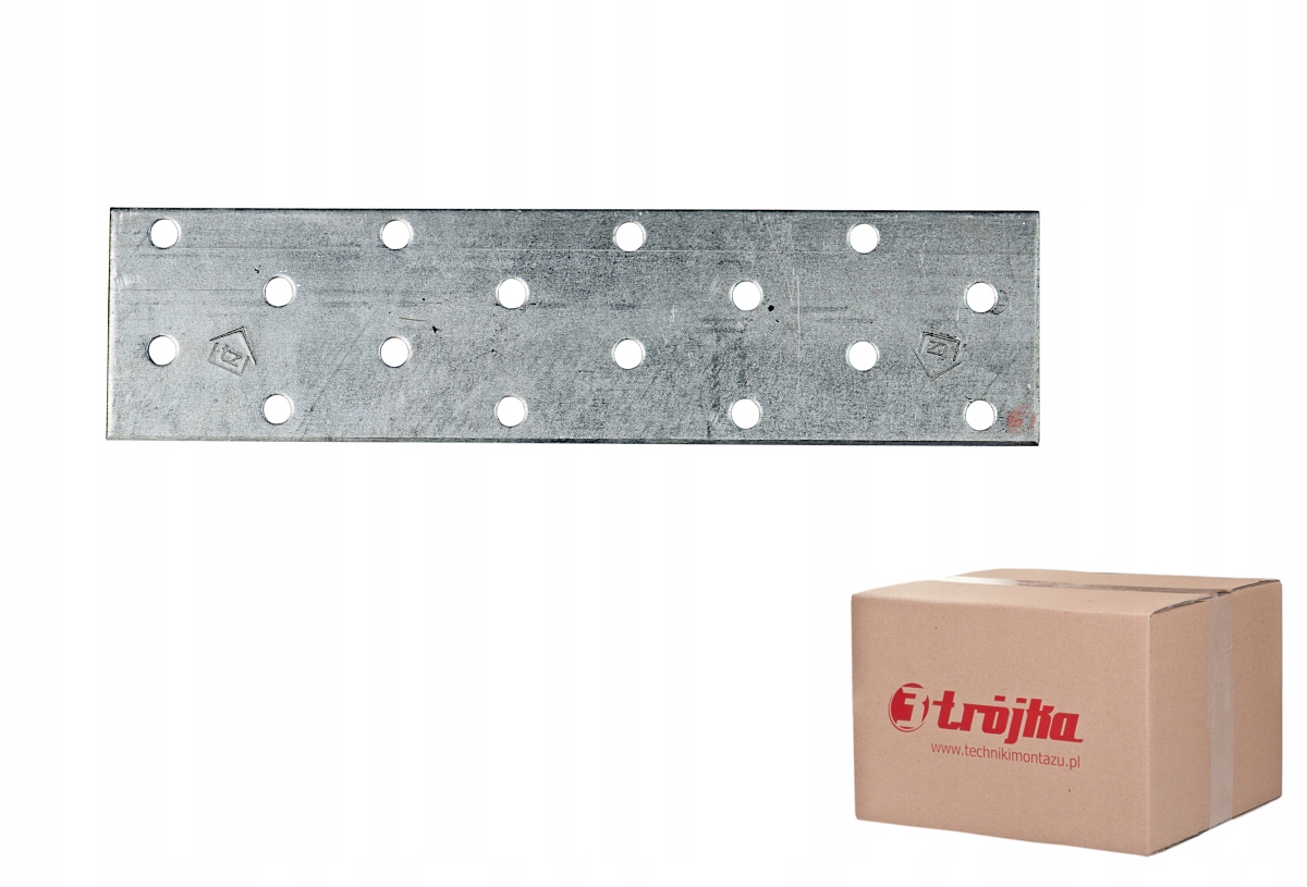 

Płytka perforowana Łącznik płaski 40x80 - 50szt
