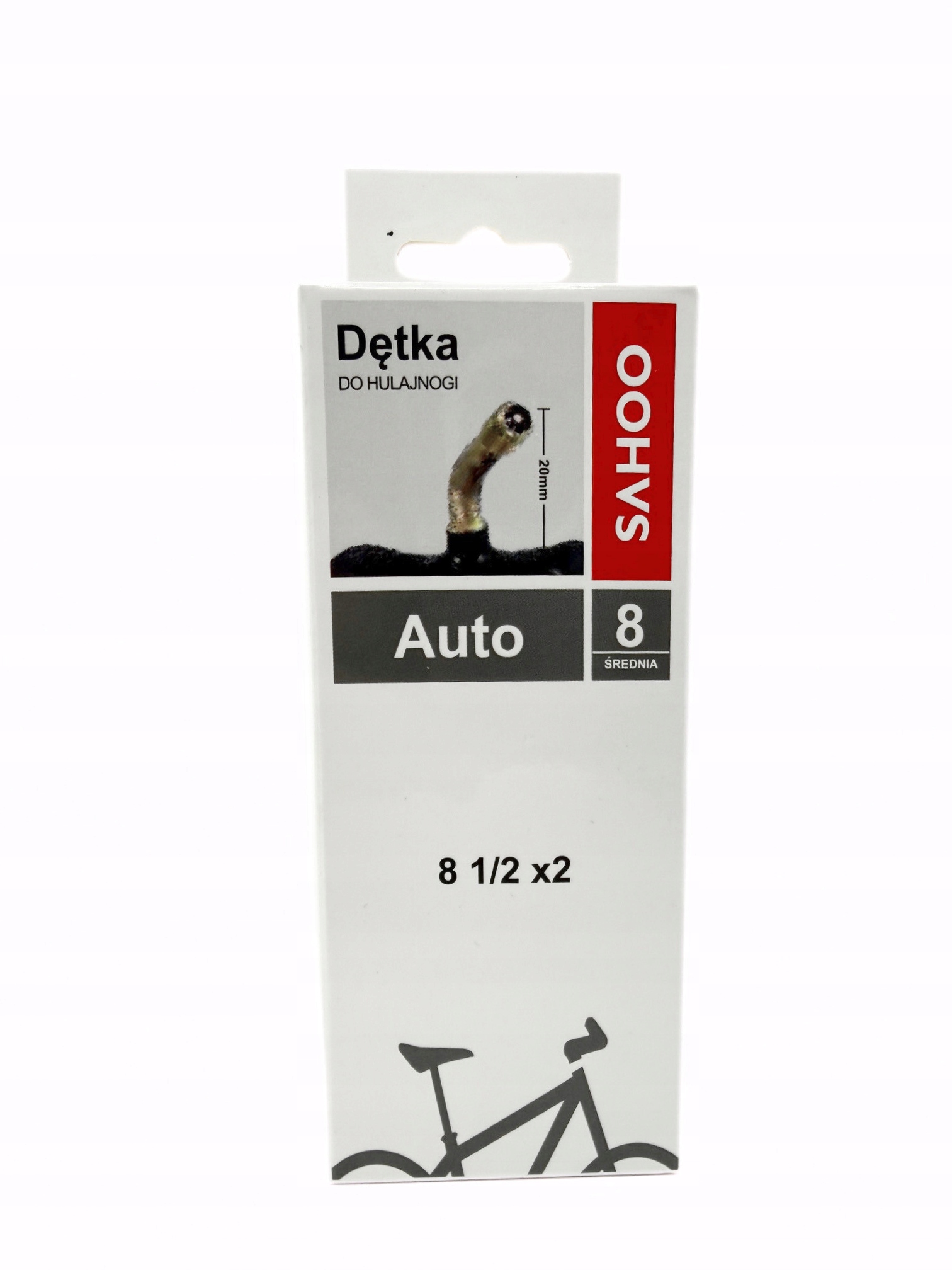 Dętka do hulajnogi 8 1/2x 2 zawór CR202 90/45 °, Sahoo