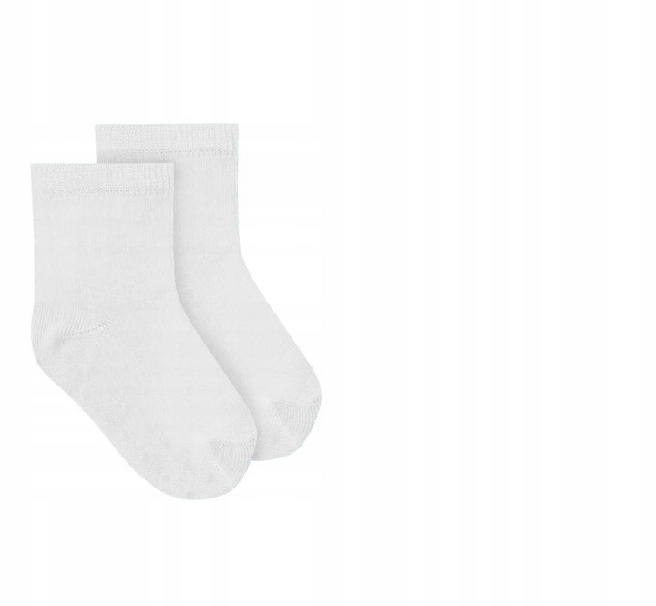 Skarpetki bezuciskowe białe do chrztu 10-11cm YO