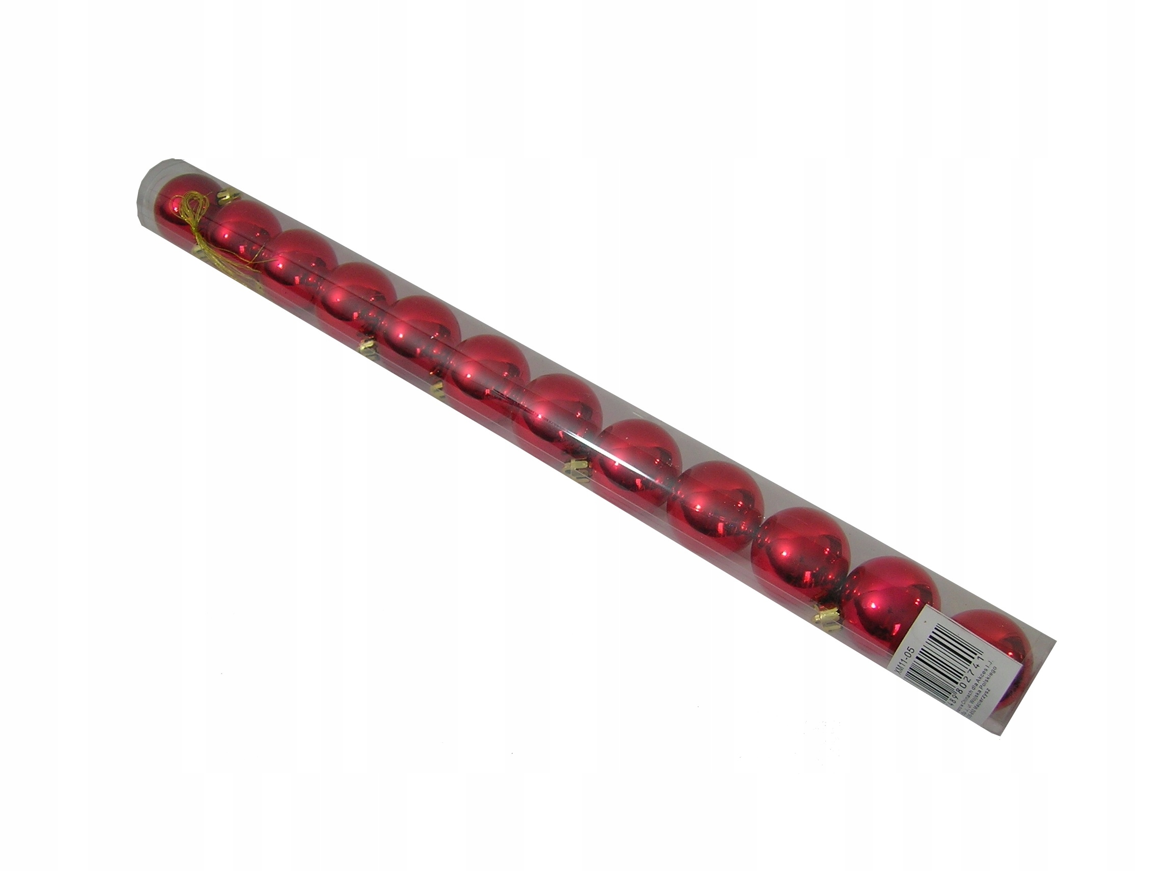 

Plastikowe Czerwone Bombki Choinkowe 40 MM