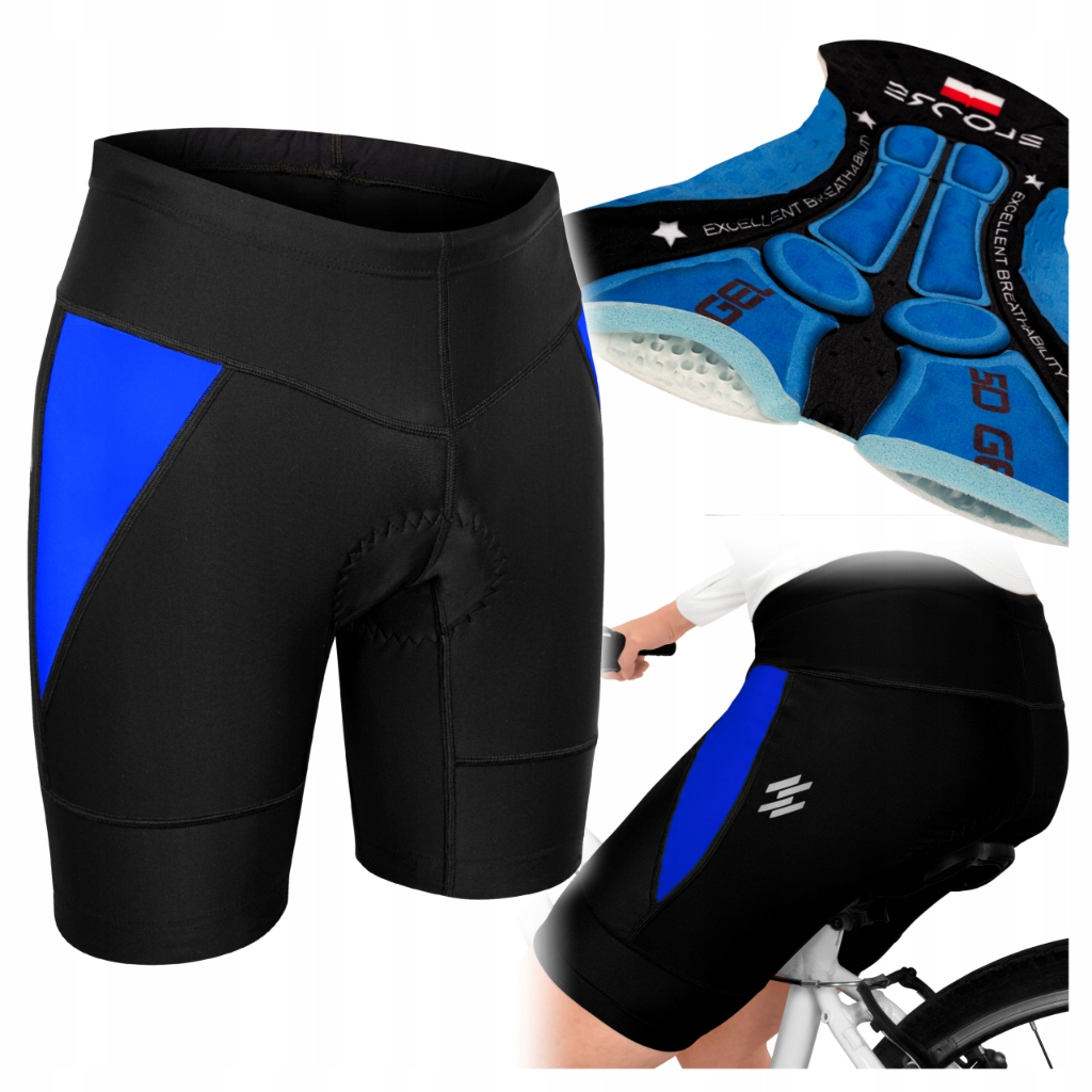 Kraťasy na kolo s gelovou cyklistickou vložkou Mtb, velikost 4XL, velikost 48