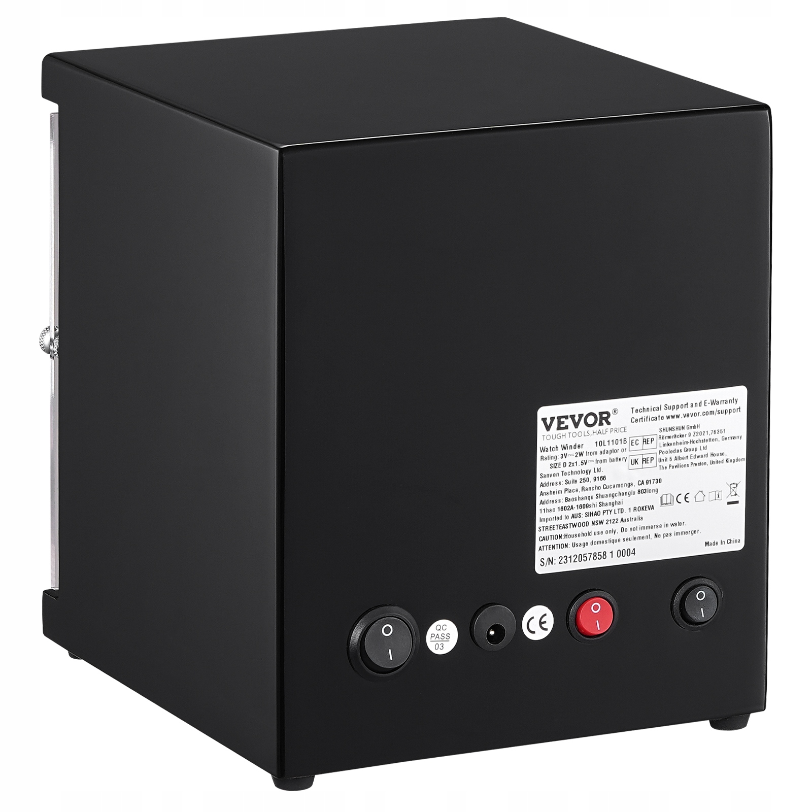 VEVOR Rotomat Do Zegarków 168X80X93MM Automatyczna Nawijarka Do Zegarków Kod producenta SBZDSLH1Z0004JT