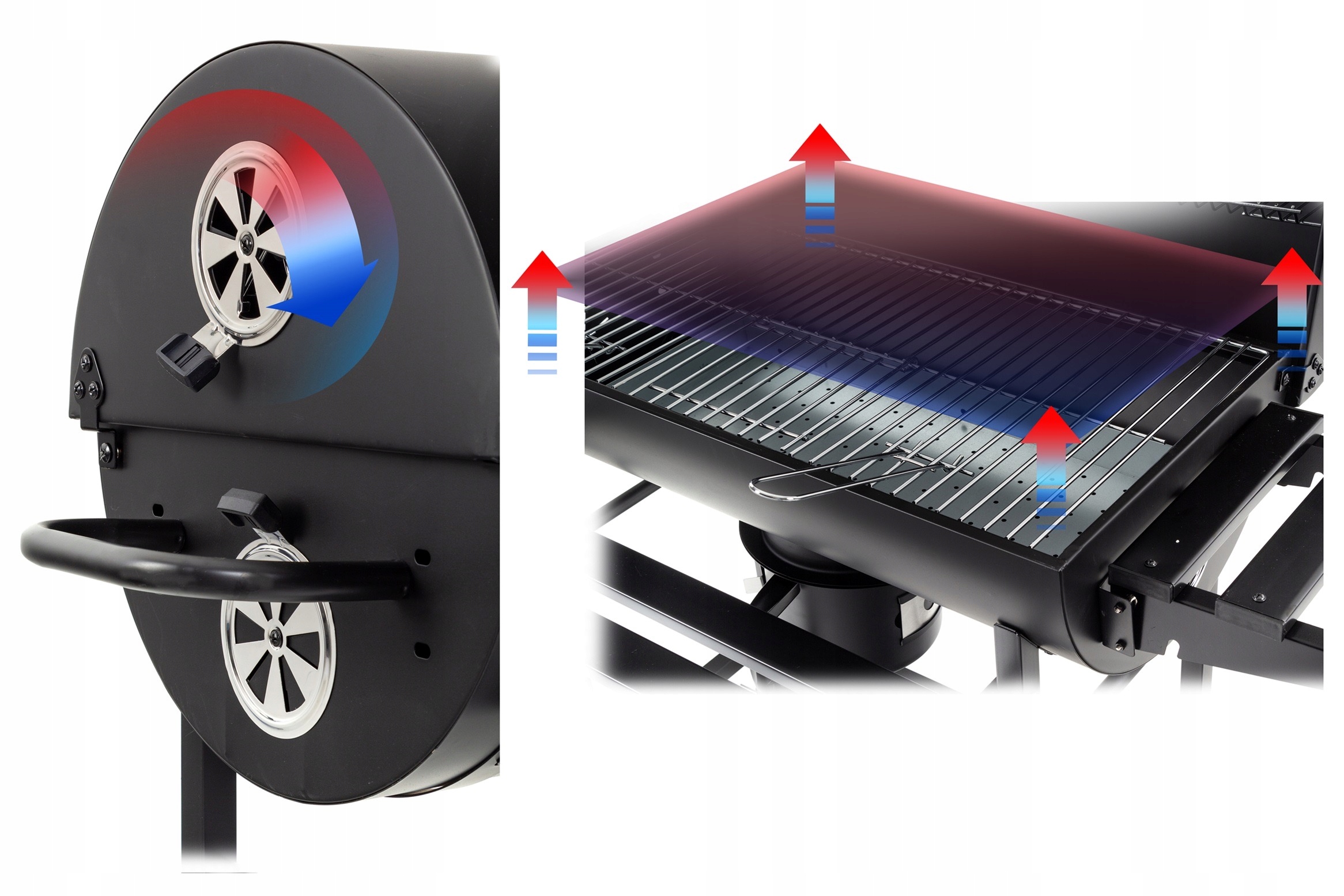 GRILL GRIL WĘGLOWY BECZKA Z POKRYWĄ POPIELNIK OGRODOWY DUŻY 71X35CM Kod producenta GRILL OGRODOWY DUŻY SOLIDNY 71x35 POPIELNIK