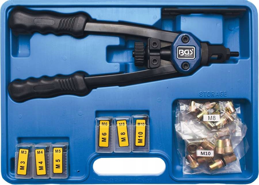 Nitownica do nitonakrętek M3-M10 / 330 mm B.408