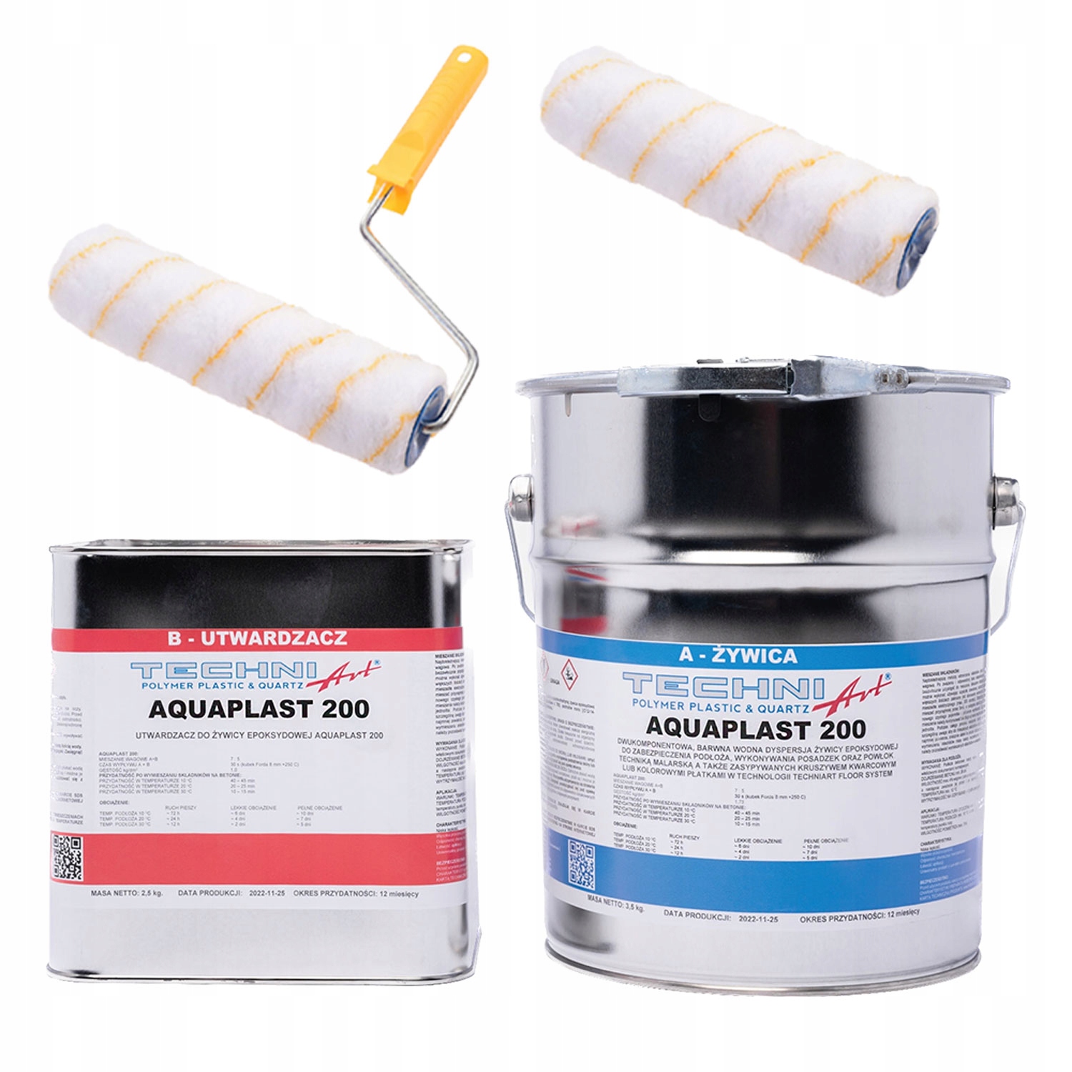 

Żywica epoksydowa na posadzkę wałki 12kg 24m2