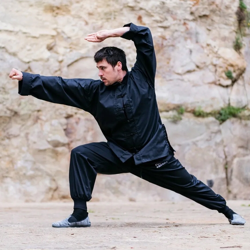 Strój Kung Fu czarny Fujimae [Rozmiar 190]