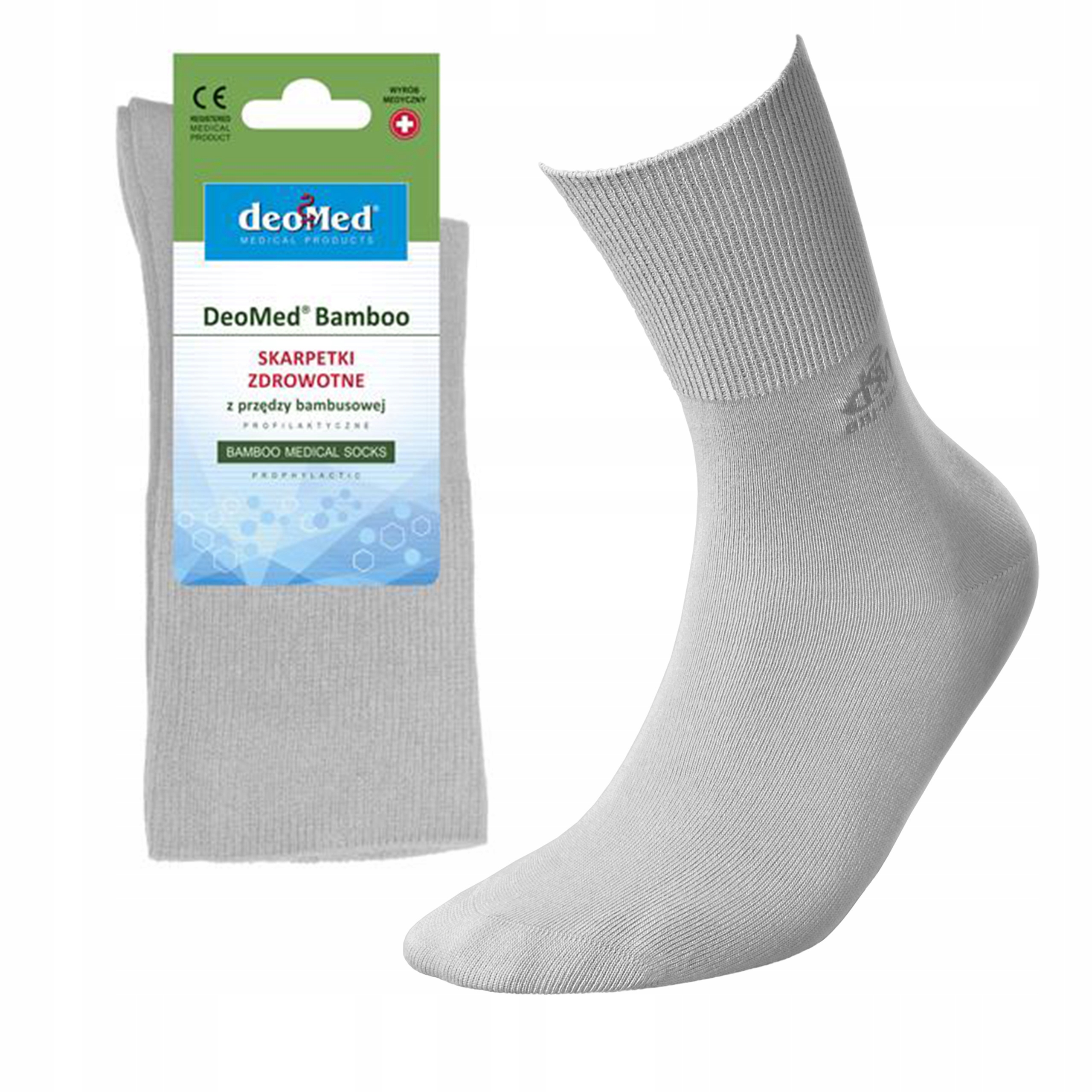 

Skarpetki bambusowe na stopę cukrzycową 43-46