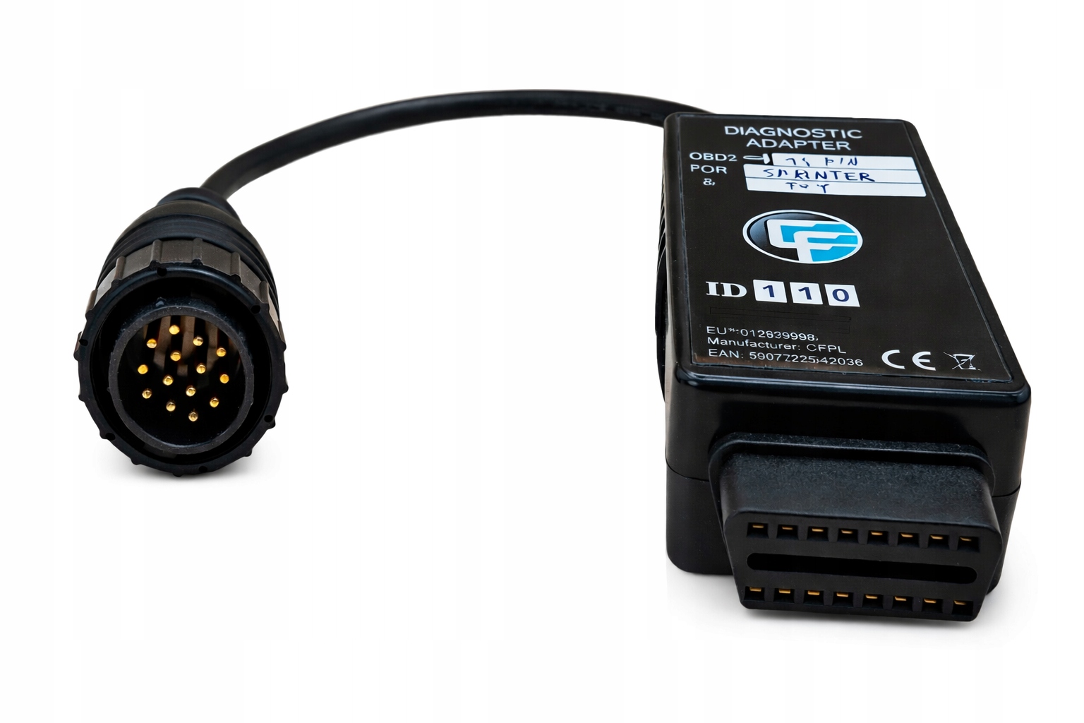 Cf adapter diagnostyczny obd2 na 14pin Mercedes Sprinter Vwlt zgodny z Vcds