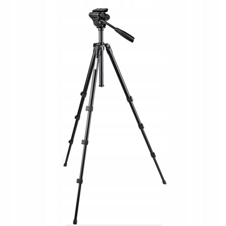 Fotografický stativ Wt 6724 plynulá 3D hlava 157 cm, pouzdro na vodováhu