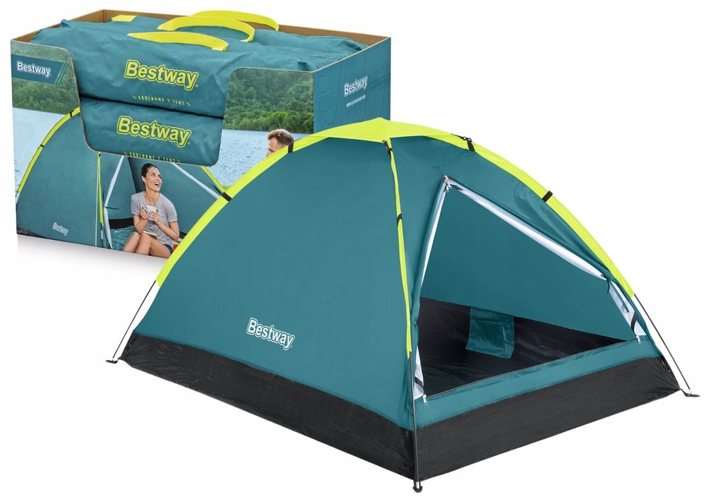 Namiot Turystyczny Kempingowy Plażowy 145 x 205 x 100 cm Bestway Dwuosobowy