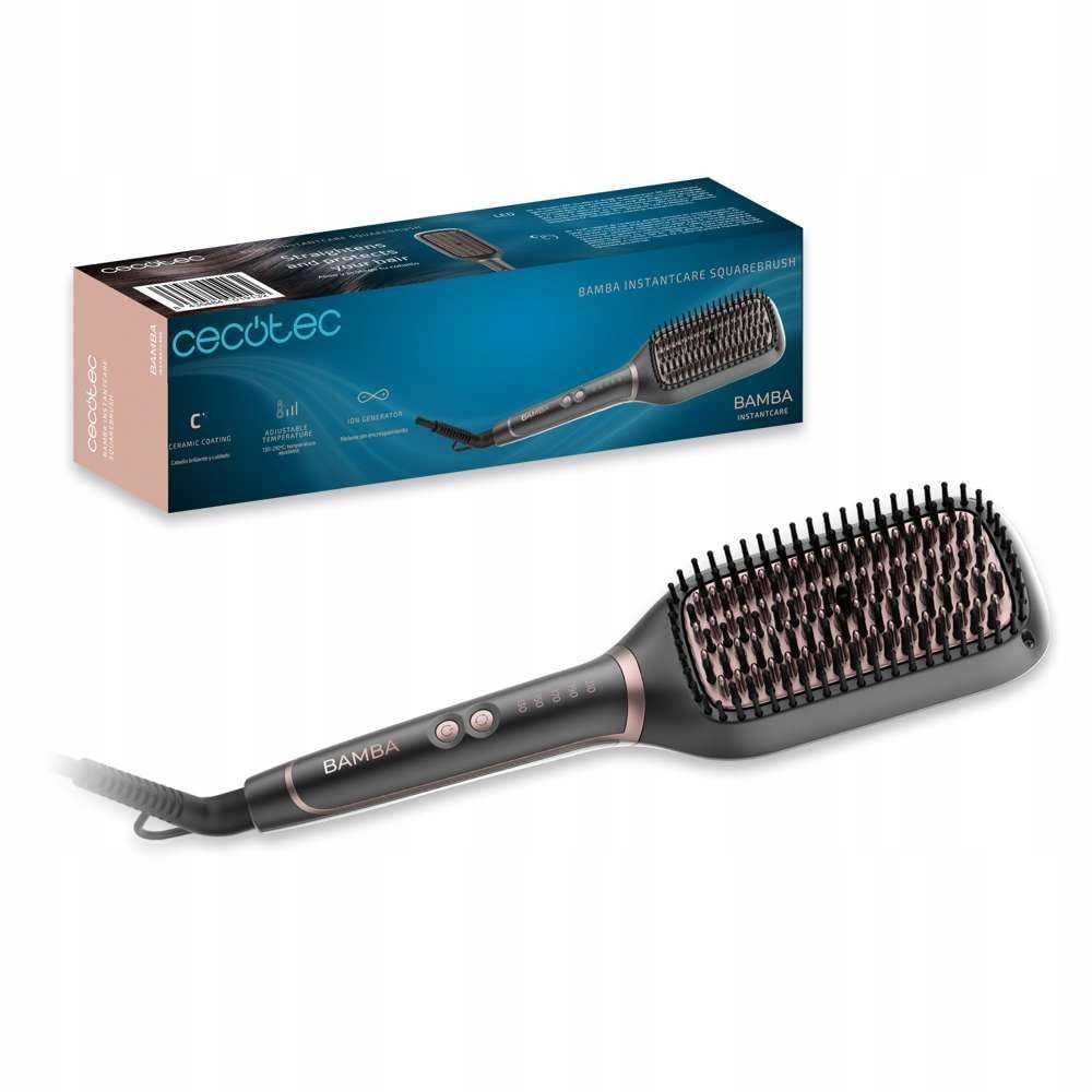 Szczotka do Prostowania Cecotec InstantCare SquareBrush 50W Jonizacja Ceram