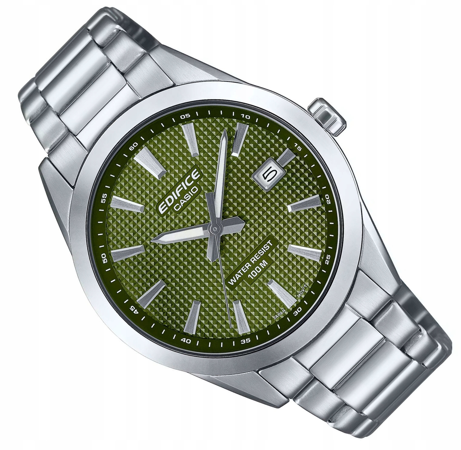 Pánské Klasické Zelené Ocelové Hodinky Casio Edifice C EFV-160D -3AV Data