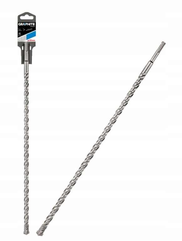

Graphite Wiertło Do Betonu Sds+ Plus 16x600